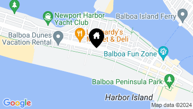 Map of 114 E Oceanfront, Newport Beach CA, 92661