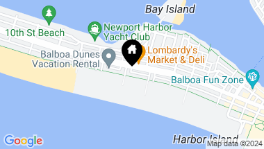 Map of 520 W Oceanfront, Newport Beach CA, 92661