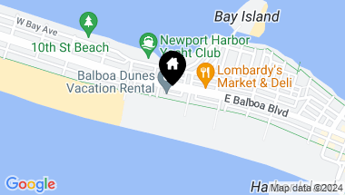 Map of 616 W Oceanfront, Newport Beach CA, 92661