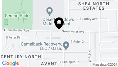 Map of 5969 E SWEETWATER Avenue, Scottsdale AZ, 85254