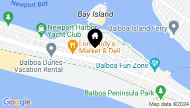 Map of 123 E Bay Avenue, Newport Beach CA, 92661