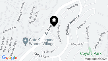 Map of 44 Partridge Lane, Aliso Viejo CA, 92656