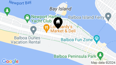 Map of 117 E Bay Avenue, Newport Beach CA, 92661