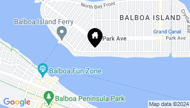 Map of 600 S Bay Front, Newport Beach CA, 92662