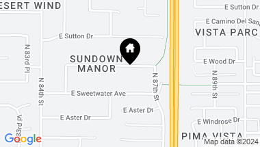 Map of 8627 E WOOD Drive, Scottsdale AZ, 85260