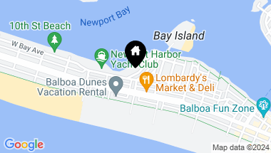 Map of 301 Lindo Avenue, Newport Beach CA, 92661