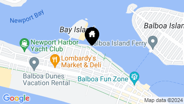Map of 207 E Edgewater Avenue, Newport Beach CA, 92661