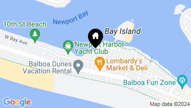 Map of 324 Buena Vista, Newport Beach CA, 92661