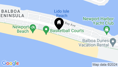 Map of 1140 W Oceanfront, Newport Beach CA, 92661
