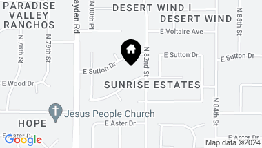 Map of 8120 E WOOD Drive, Scottsdale AZ, 85260
