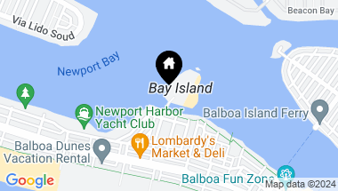 Map of 19 Bay Island, Newport Beach CA, 92661