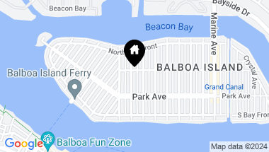 Map of 222 Ruby Avenue, Newport Beach CA, 92662