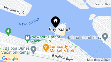 Map of 19 Bay Island, Newport Beach CA, 92661