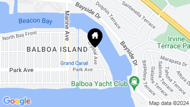 Map of 1611 Balboa Avenue, Newport Beach CA, 92662
