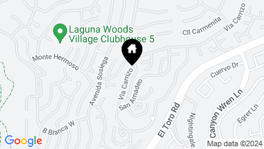 Map of 3301 Via Carrizo O, Laguna Woods CA, 92637