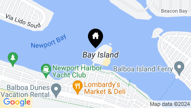 Map of 16 Bay Island, Newport Beach CA, 92661
