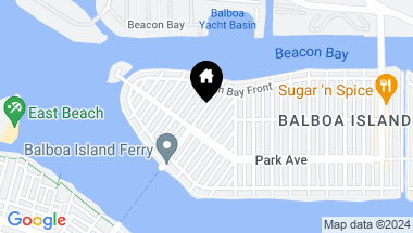 Map of 212 Agate Avenue, Newport Beach CA, 92662