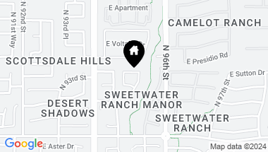 Map of 9467 E SUTTON Drive, Scottsdale AZ, 85260