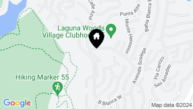 Map of 3498 Bahia Blanca W 2G, Laguna Woods CA, 92637