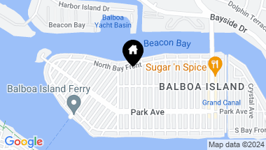 Map of 312 RUBY AVENUE, Newport Beach OS, 92662