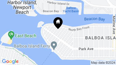 Map of 211 Pearl Avenue, Newport Beach CA, 92662