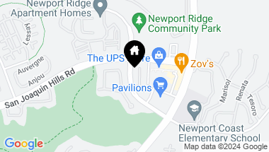 Map of 21 Via Amanti, Newport Coast CA, 92657