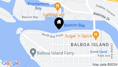 Map of 701 N Bay Front, Newport Beach CA, 92662