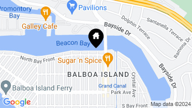 Map of 339 Onyx Avenue, Newport Beach CA, 92662