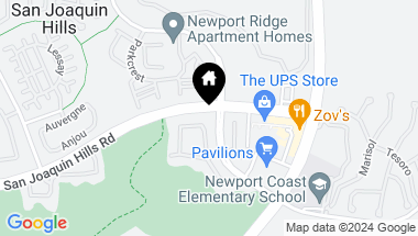 Map of 5 Dorian, Newport Coast CA, 92657