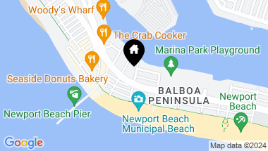 Map of 211 19th Street, Newport Beach CA, 92663