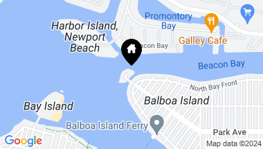 Map of 7 COLLINS Island, Newport Beach CA, 92662
