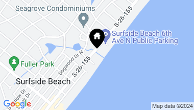 Map of 417 N Ocean Blvd. Unit: 5, Surfside Beach SC, 29575