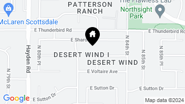 Map of 8220 E DAVENPORT Drive, Scottsdale AZ, 85260