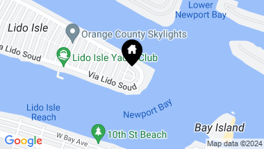 Map of 908 Zurich Circle, Newport Beach CA, 92663