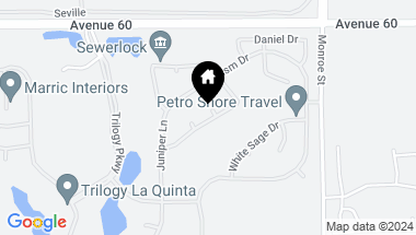 Map of 60419 Chelsea Court, La Quinta CA, 92253