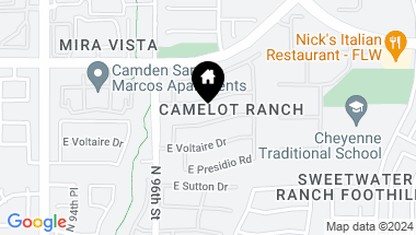 Map of 9672 E DAVENPORT Drive, Scottsdale AZ, 85260
