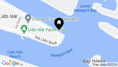 Map of 920 Via Lido Nord, Newport Beach CA, 92663