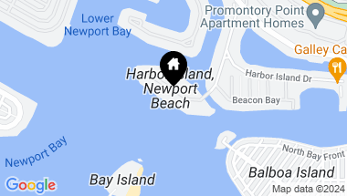 Map of 27 Harbor Island, Newport Beach CA, 92660