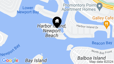 Map of 13 Harbor Island, Newport Beach CA, 92660