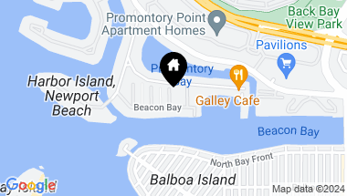 Map of 32 Beacon Bay, Newport Beach CA, 92660