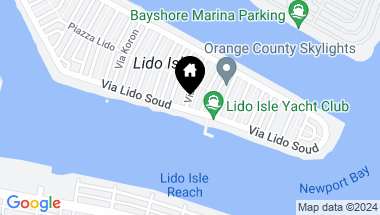 Map of 636 Via Lido Soud, Newport Beach CA, 92663