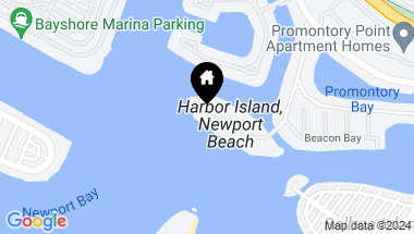 Map of 20 Harbor IS, NEWPORT BEACH CA, 92660