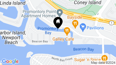 Map of 754 Harbor Island Drive, Newport Beach CA, 92660