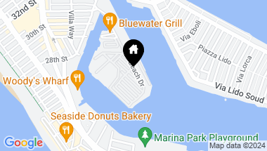 Map of 27 BOLIVAR Street, Newport Beach CA, 92663