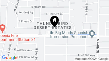 Map of 6051 E LUDLOW Drive, Scottsdale AZ, 85254