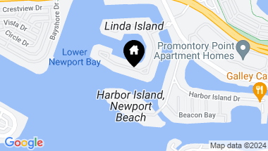 Map of 25 Linda Isle, Newport Beach CA, 92660