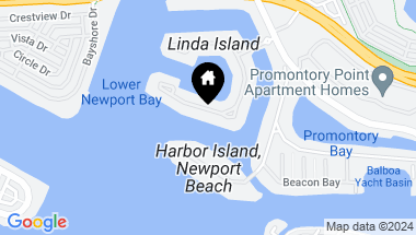 Map of 27 Linda Isle, Newport Beach CA, 92660