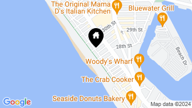 Map of 2808 W Oceanfront, Newport Beach CA, 92663