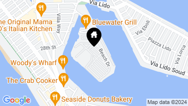 Map of 10 Bolivar Street, Newport Beach CA, 92663