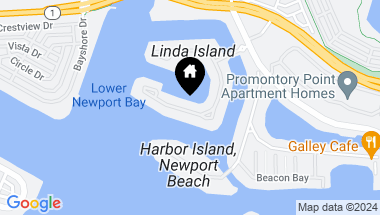 Map of 58 Linda, Newport Beach CA, 92660